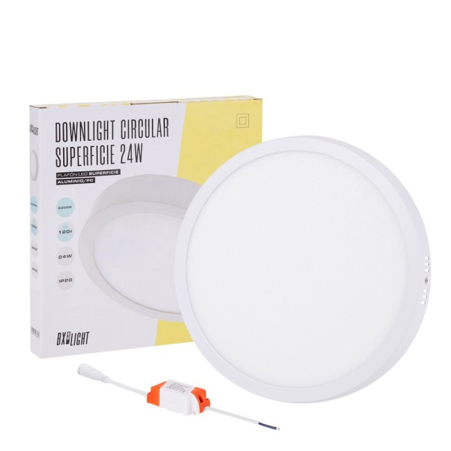 Plafón LED 24W 1778Lm  3000ºK Circular 40.000H