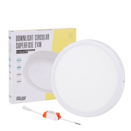 Plafón LED 24W 1778Lm  3000ºK Circular 40.000H