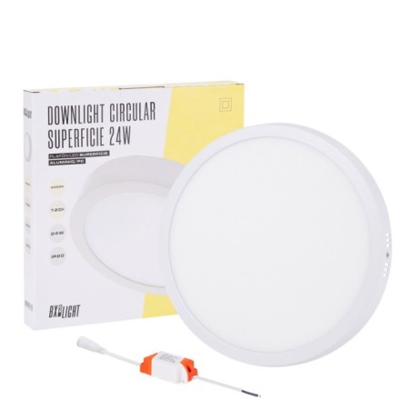 Plafón LED 24W 1778Lm  3000ºK Circular 40.000H