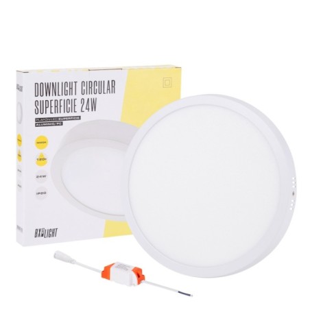 Plafón LED 24W 1778Lm  3000ºK Circular 40.000H