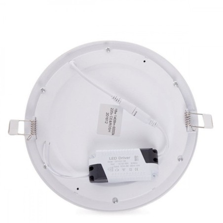 Placa LED 18W 1409Lm 4200ºK Circular 40.000H