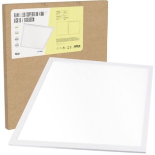 Panel LED Superslim 40W 4500Lm  4200ºK 60x60Cm UGR19 40.000H