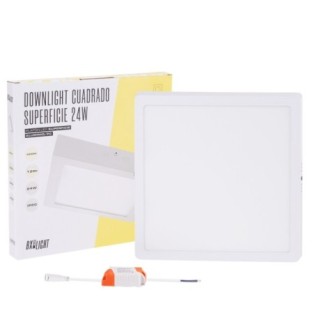 Plafón LED 24W 1778Lm  6000ºK Cuadrado 40.000H