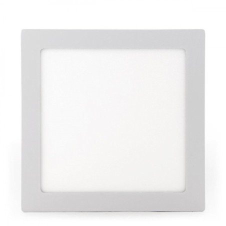 Plafón LED 24W 1778Lm  3000ºK Cuadrado 40.000H