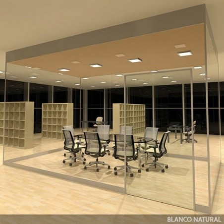 Plafón LED 24W 1778Lm  3000ºK Cuadrado 40.000H