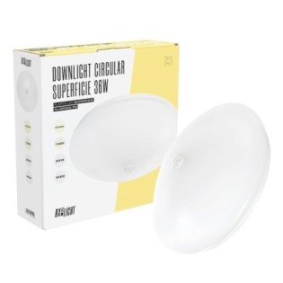 Plafón LED 18W 1500Lm  4200ºK Detector 40.000H
