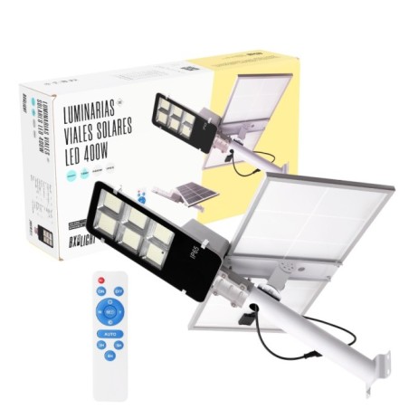 Luminarias Viales Solar  -  Alumbrado Publico -  Farolas Led -  Entornos Urbanos y Residenciales  400W IP65 6000 k