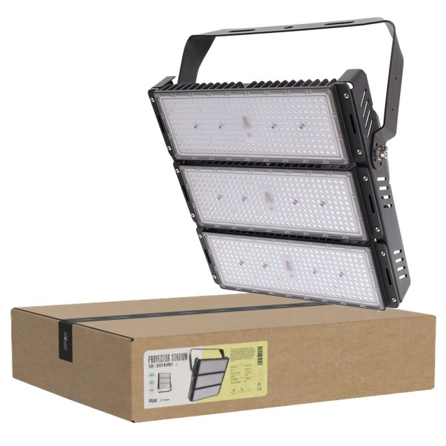 Foco Proyector LED 750W Stadium 112500Lm Driver Meanwell 1-10V IP65 Philips 3030 100.000H