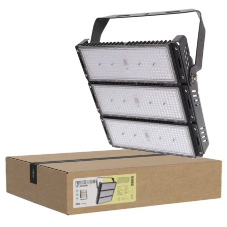 Foco Proyector LED 750W Stadium 112500Lm Driver Meanwell 1-10V IP65 Philips 3030 100.000H