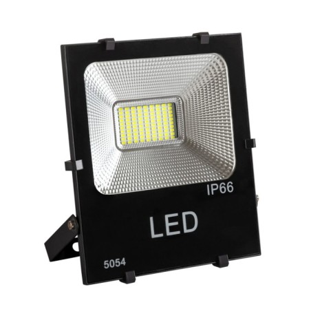 Foco Proyector LED 50W 5.000Lm 6000ºK Solar Sensor 50W + Control Remoto Panel 6V/15W 40.000H