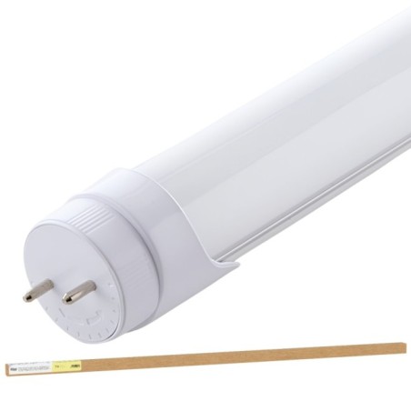 Tubo LED T8 18W 2160Lm 6000ºK 120Cm Cabeza Rotatoria Conexión Un Extremo 60.000H