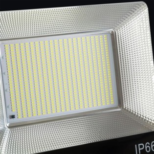 Foco Proyector LED 200W 20.000Lm 6000ºK Solar Sensor 200W + Control Remoto Panel 6V/30W 40.000H
