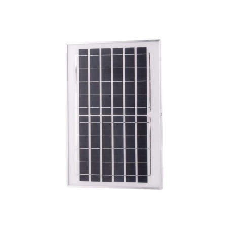 Panel proyector LED solar de 65 W y 6500 K: 6 V/8 W Batería: 3,2 V/5000 mAh Dimmable Mando a distancia
