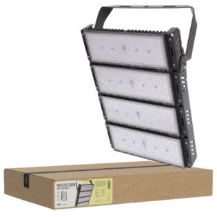Foco Proyector LED 1000W Stadium 150000Lm Driver Meanwell 1-10V IP65 Philips 3030 100.000H