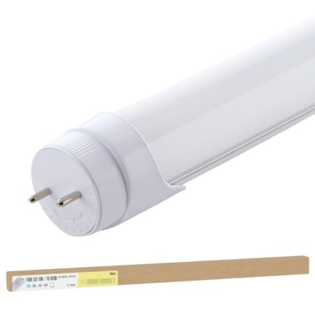 Tubo LED T8 10W 1200Lm 6000ºK 60Cm Cabeza Rotatoria Conexión Un Extremo
