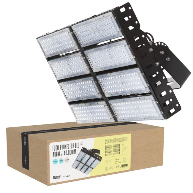 Foco Proyector LED 400W 40.000Lm 6000ºK IP65 100.000H