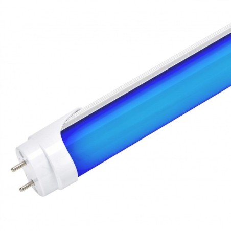 Tubo Led T8 18W 1.500Lm 120Cm Difusor Opal - Azul 40.000H