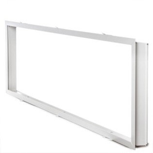 Marco de Aluminio para Panel LED 120x30 cm con Certificados CE y RoHS