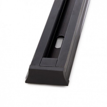 Carril Monofásico Focos LED 2M Negro Aluminio Borna CE RoHS