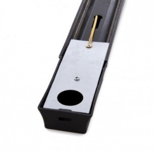 Carril Monofásico Focos LED 2M Negro Aluminio Borna CE RoHS