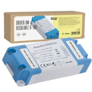 Driver regulable 6W 0-10V...