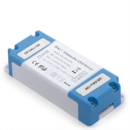 Driver DALI 12W, 12-48VDC, 300mA, IP20, PVC/ABS, 100-277V AC