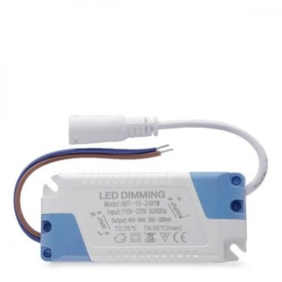 Driver ABT-15-24W 24W, 45-84VDC, 280-300mA, Clase II, TRIAC, IP20