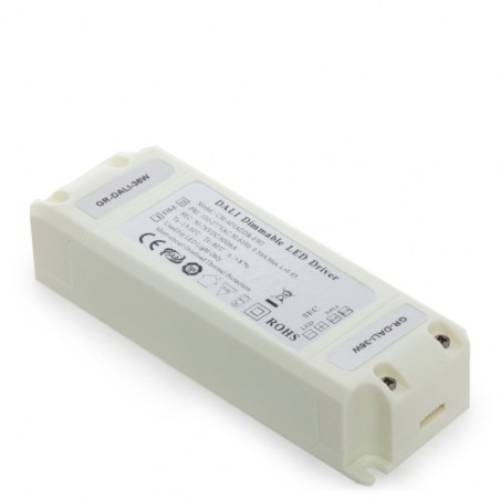 Driver DALI 36W Clase II IP25 100-277V AC 50-60Hz Dimable