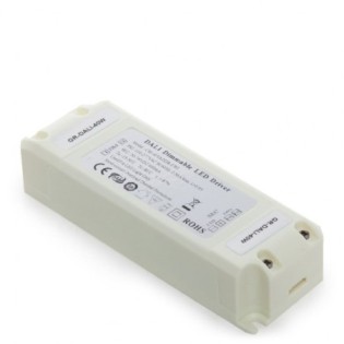 Driver LED DALI 40W, 50-76VDC, 600mA, Clase II, IP25
