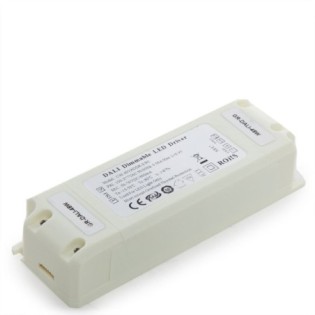 Driver LED DALI 48W, 50-76VDC, 600mA, Clase II, IP25