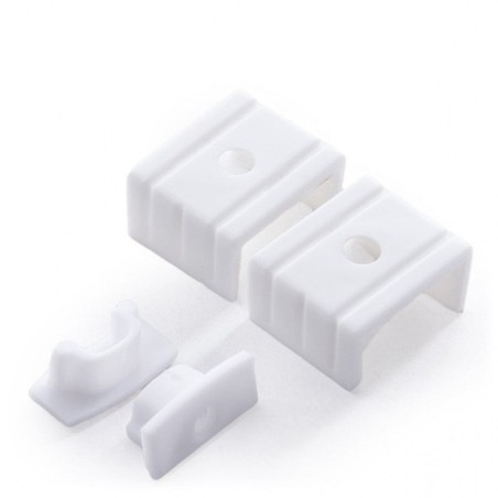 Perfil de Aluminio para Tira LED con Difusor Opal de 1M