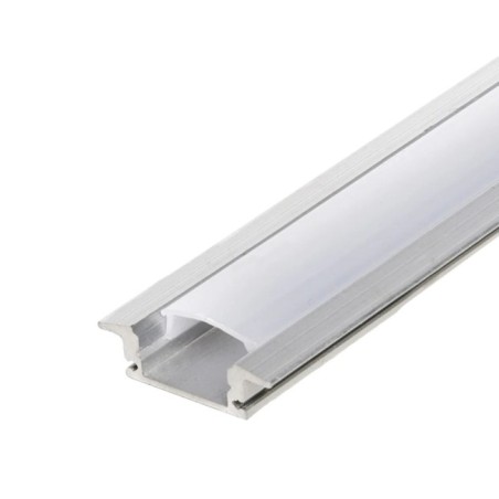 Perfil de Aluminio para Tira LED con Difusor Opal de 2M