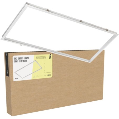 Panel LED 1200x600mm Aluminio IP25 Certificados CE y RoHS