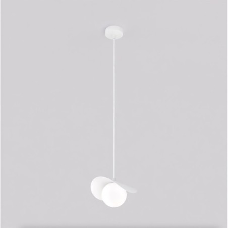 Lámpara colgante Serelia blanco