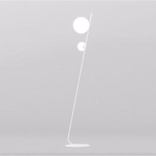 Lámpara de pie Zayra blanco...