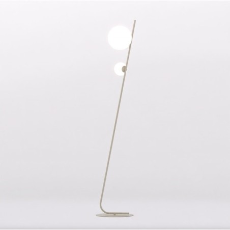Lámpara de pie Zayra moka (2 luces)