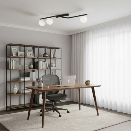 Lámpara de techo Aurelis opal (3 luces)