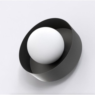 Aplique de pared Tenzo negro