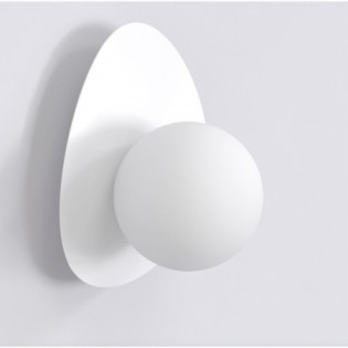 Aplique de pared Neru blanco