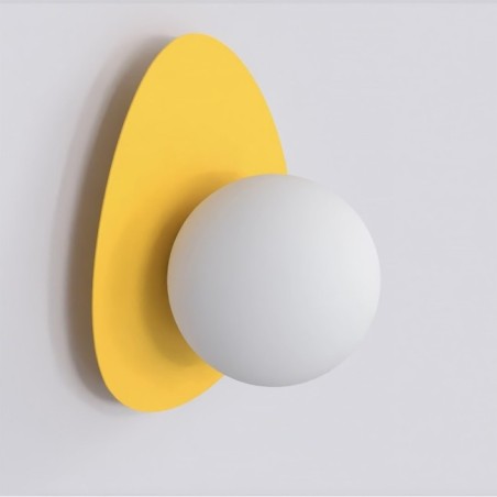Aplique de pared Neru naranja
