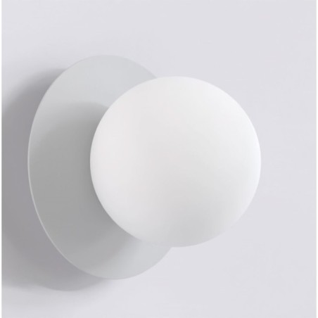 Aplique de pared Zalko gris