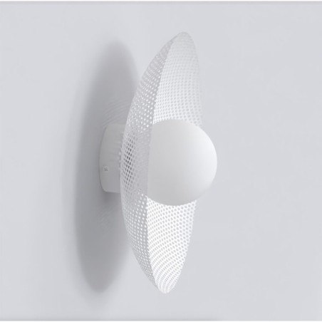 Aplique de pared Jovra blanco