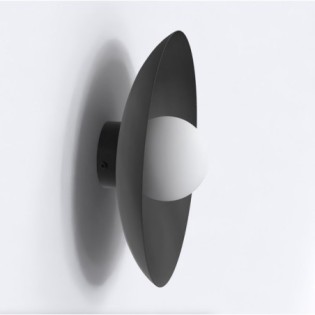 Aplique de pared Buli negro