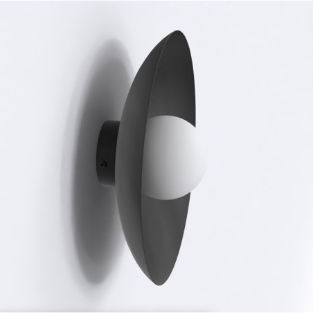 Aplique de pared Buli negro