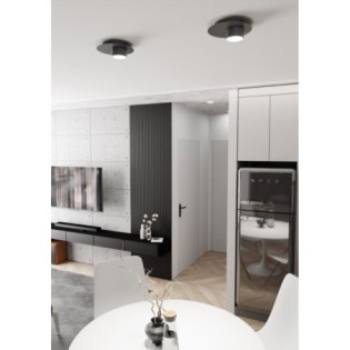 Lámpara de techo Qeri negro