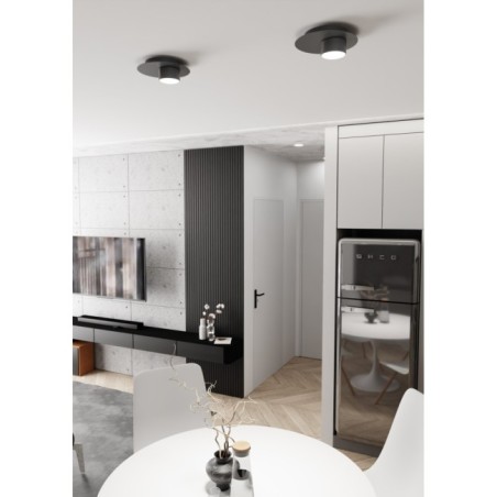 Lámpara de techo Qeri negro