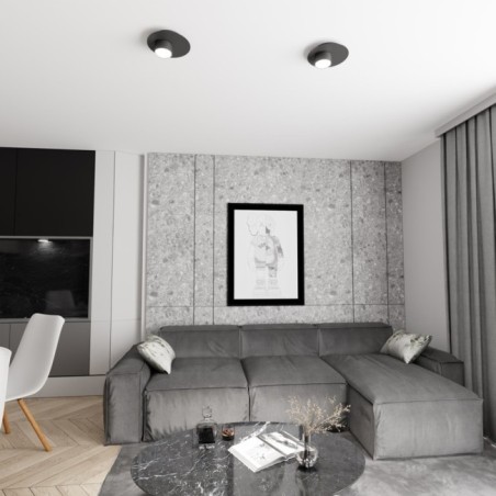 Lámpara de techo Qeri negro