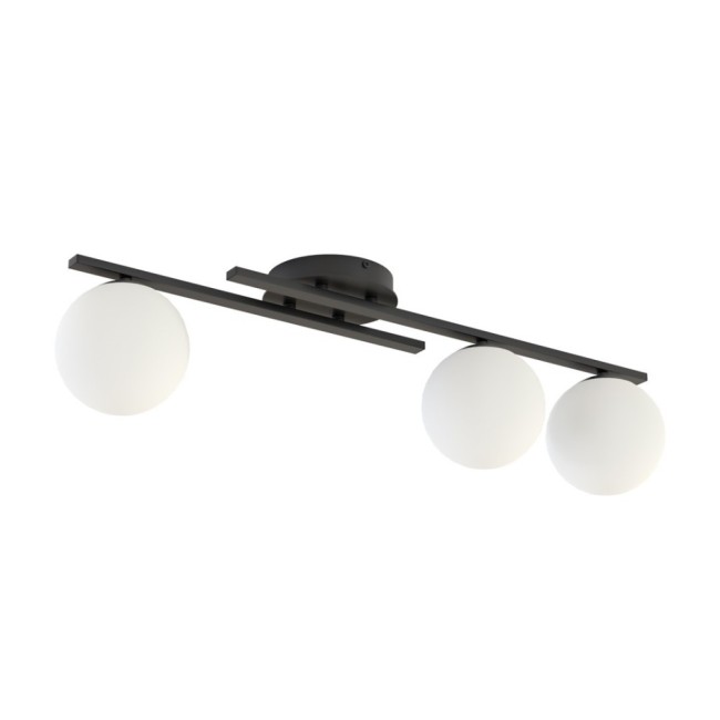 Lámpara de techo Dremo negro (3 luces)