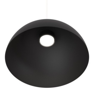 Lámpara colgante Varel L negro+blanco