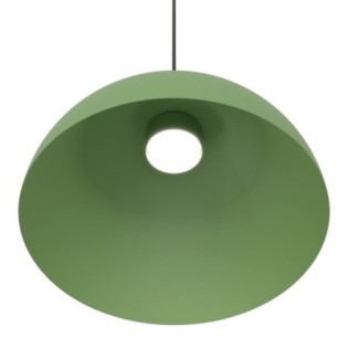 Lámpara colgante Varel L negro+verde